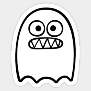 Concerned Ghost Sticker